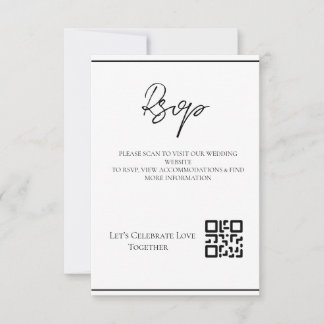 Confirmación de Boda Invitación Minimalista Modern