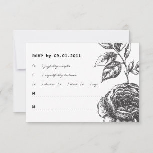 Confirmación de Invitación de Boda en Jardín de Ro