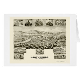 Confluencia, mapa panorámico del PA - 1905