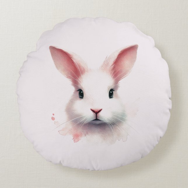 Confort de Bunny Pastel: almohada redonda (Anverso)