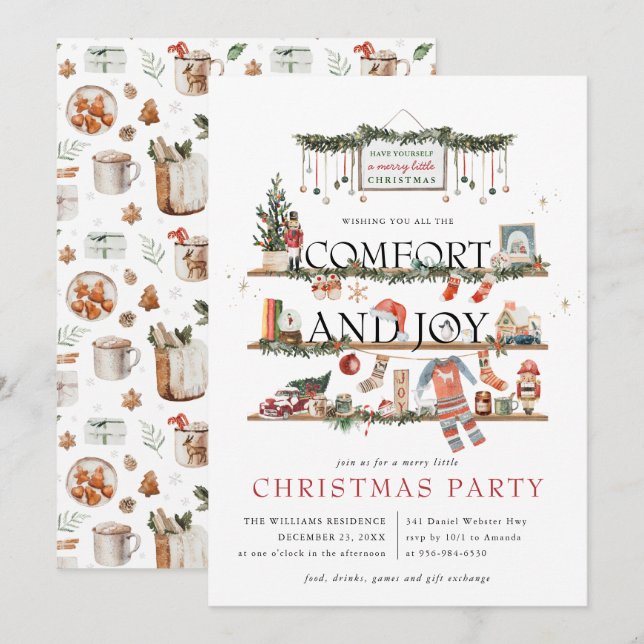 Confort y alegría | Fiesta Merry Little Navidades (Anverso / Reverso)