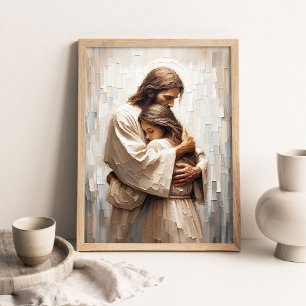 Conforto con Él, Arte Cristiano para Pared, Jesús