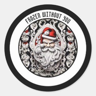 "Congelado sin ti", pegatina DE FESTIVIDAD DE WHIM