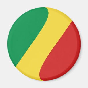 Congo-Brazzaville: Imán de la bandera de la pesca
