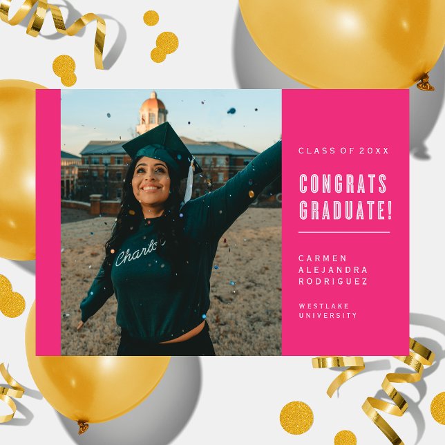CONGRAMAS MINIMALISTAS MODERNOS INVITACIÓN GRADUAD (Subido por el creador)