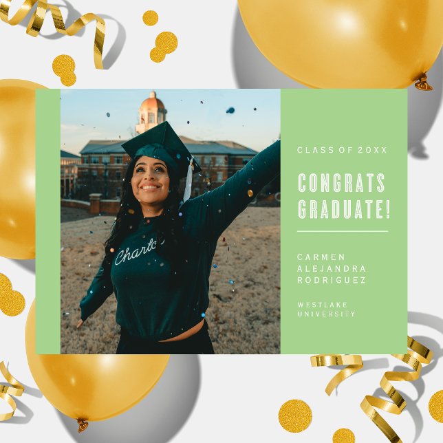 CONGRAMAS MINIMALISTAS MODERNOS INVITACIÓN GRADUAD (Subido por el creador)