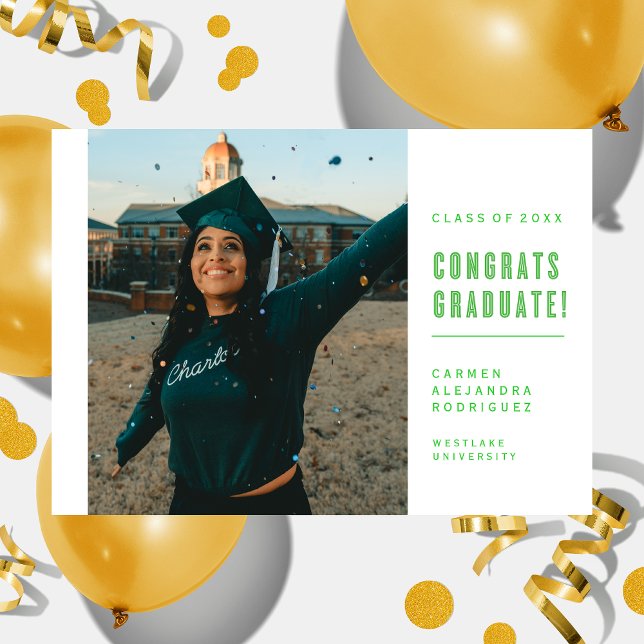 CONGRAMAS MINIMALISTAS MODERNOS INVITACIÓN GRADUAD (Subido por el creador)