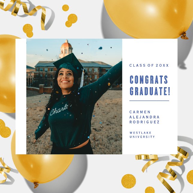 CONGRAMAS MINIMALISTAS MODERNOS INVITACIÓN GRADUAD (Subido por el creador)