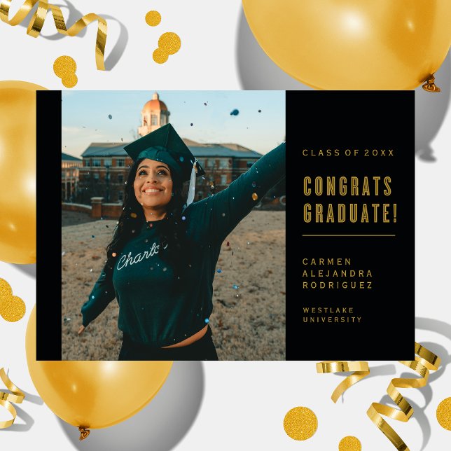 CONGRAMAS MINIMALISTAS MODERNOS INVITACIÓN GRADUAD (Subido por el creador)