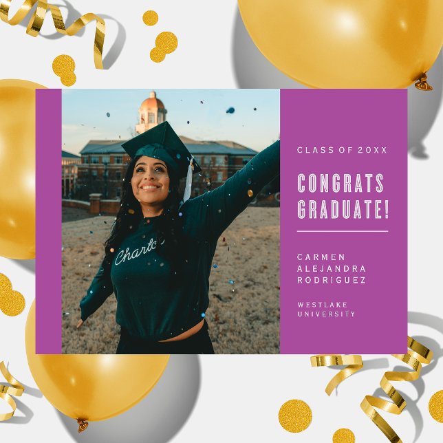 CONGRAMAS MINIMALISTAS MODERNOS INVITACIÓN GRADUAD (Subido por el creador)