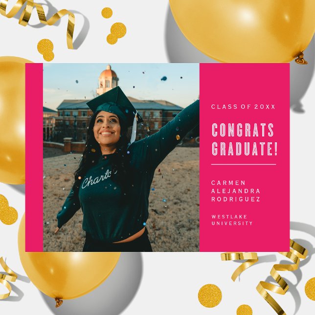 CONGRAMAS MINIMALISTAS MODERNOS INVITACIÓN GRADUAD (Subido por el creador)