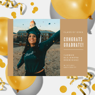 CONGRAMAS MINIMALISTAS MODERNOS INVITACIÓN GRADUAD