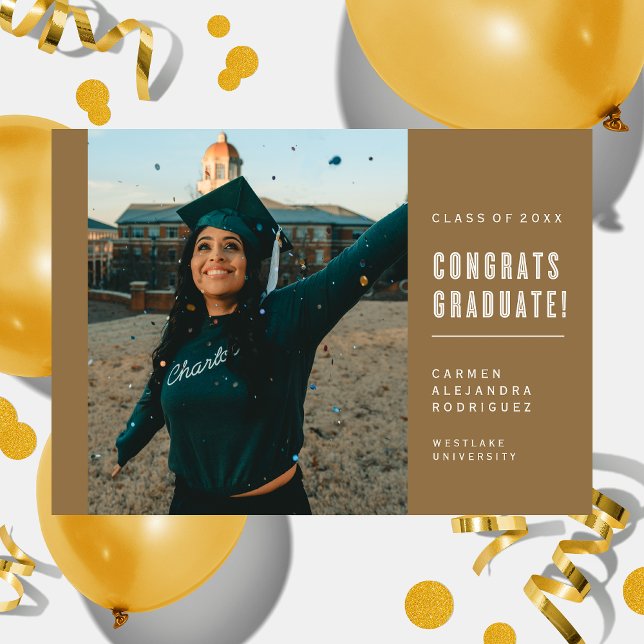 CONGRAMAS MINIMALISTAS MODERNOS INVITACIÓN GRADUAD (Subido por el creador)
