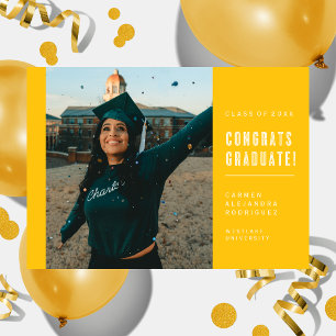 CONGRAMAS MINIMALISTAS MODERNOS INVITACIÓN GRADUAD