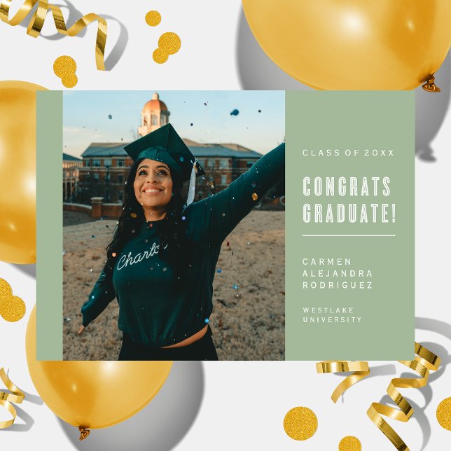 CONGRAMAS MINIMALISTAS MODERNOS INVITACIÓN GRADUAD (Subido por el creador)