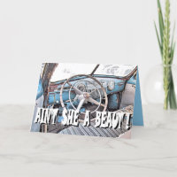 CONGRATS EN el NUEVO COCHE, tarjeta