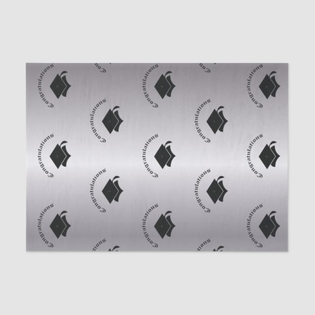 Congrats en el papel seda de la plata de la (Anverso)