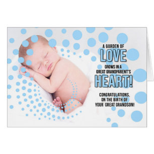 Congratulate Great Grandparents on new Grandson