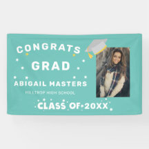 congratulations graduado estrellas foto pancarta d