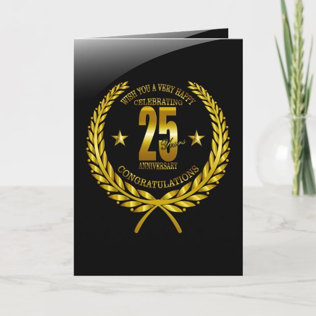 Congratulations to the 25th Anniversary (Anverso)