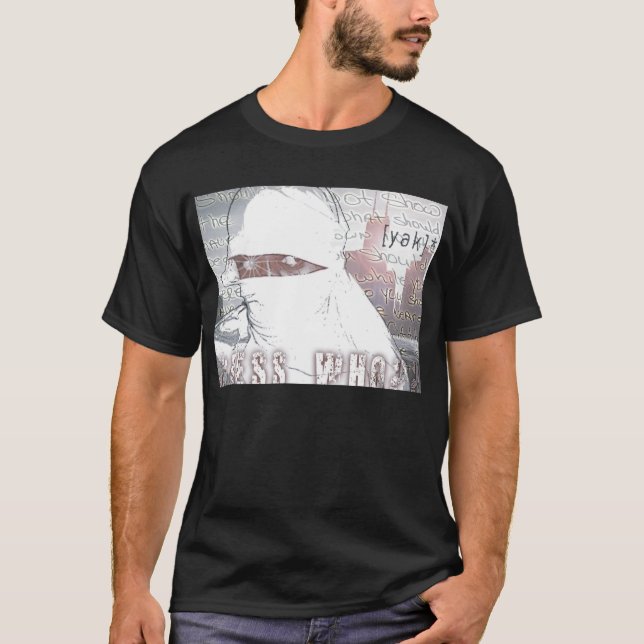 Conjetura que camiseta del negro de la cubierta (Anverso)