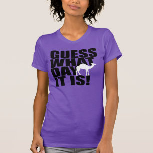 Conjetura qué día es camiseta del camello del d