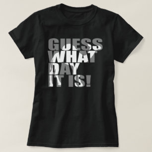 Conjetura qué día es camiseta del camello del d