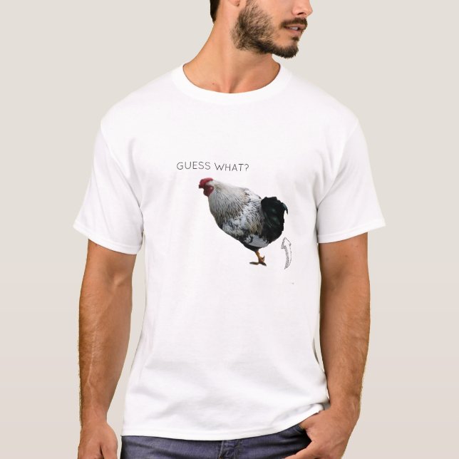 ¿CONJETURA QUÉ? EXTREMO DEL POLLO. camiseta (Anverso)