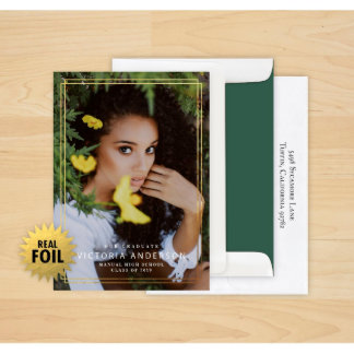 Conjunto de 24 Invitación de graduación sólo de bo