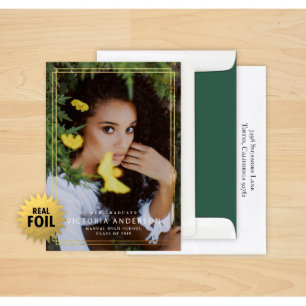 Conjunto de 24 Invitaciones de graduación sólo d