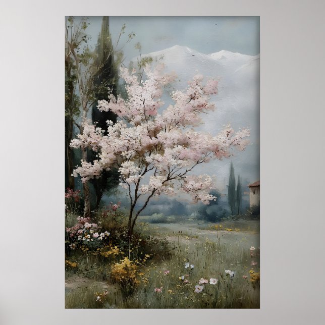 Conjunto de 8 Impresiones para Pared de Primavera, (Frente)