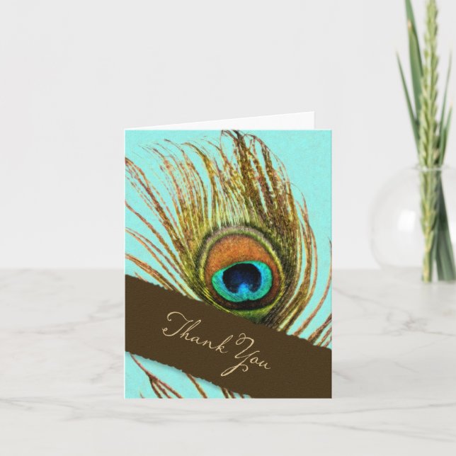 Conjunto de agradecimiento de plumas de pavo real  (Anverso)