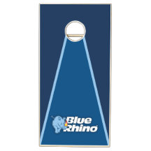 Conjunto de agujeros cornhole de rinocerontes azul