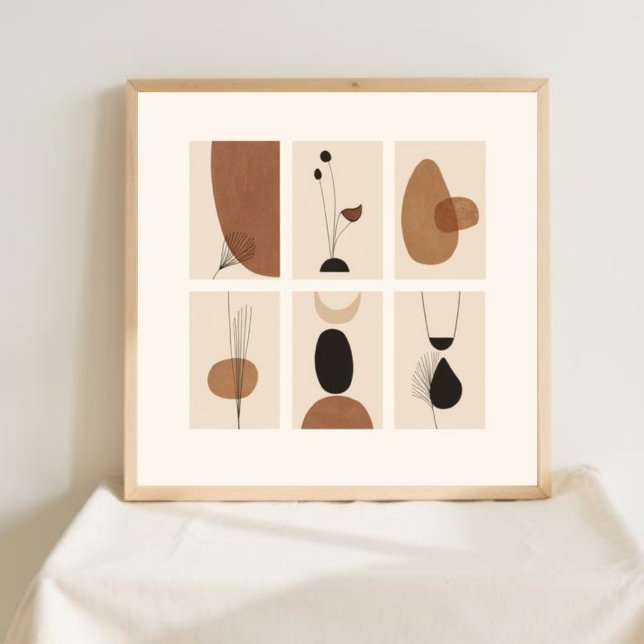 Conjunto de Arte de Líneas Geométricas Femeninas I (Subido por el creador)