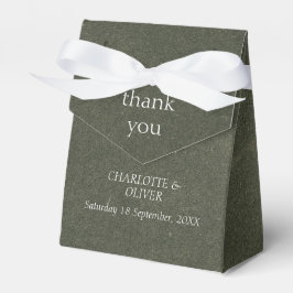 Conjunto de cajas de agradecimiento para boda eleg