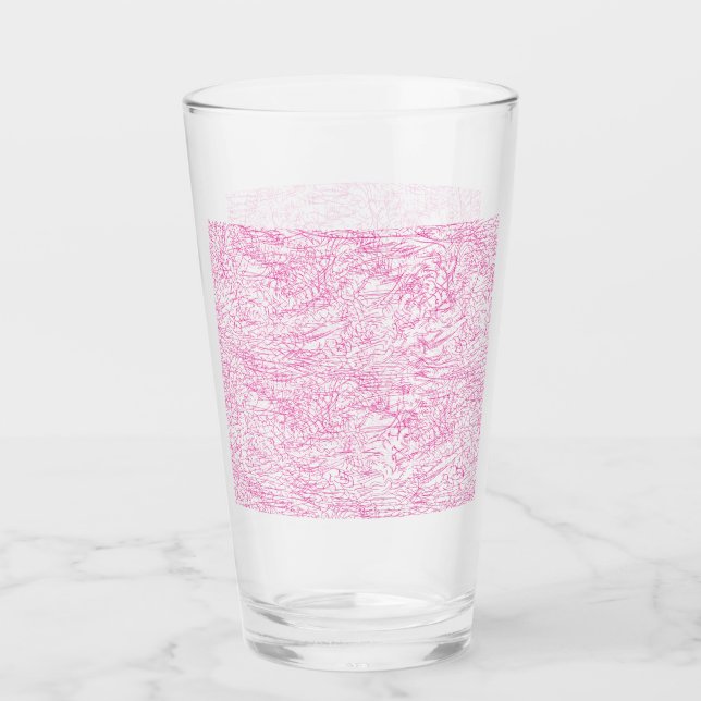 Conjunto de carpetas abstractas rosadas para ofici (Anverso)