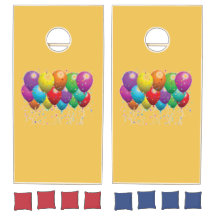 Conjunto de Cornhole de Madera Natural Personaliza