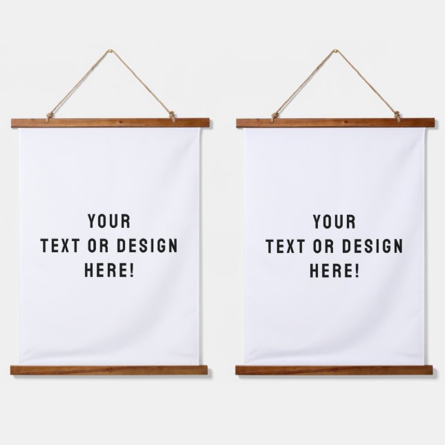 Conjunto de dos tapices colgantes Personalizados (Doble)