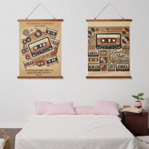 Conjunto de dos tapices de pared