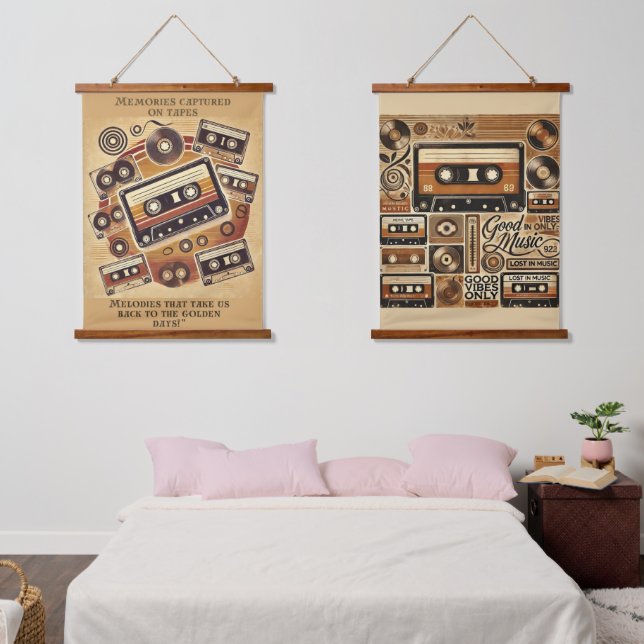 Conjunto de dos tapices de pared (Dormitorio)