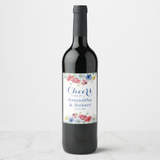 Conjunto de Etiquetas de Acuarela Floral para Alim