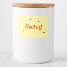 Conjunto de etiquetas de alimentos de Honey Jar