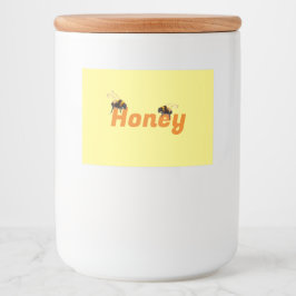 Conjunto de etiquetas de alimentos de Honey Jar