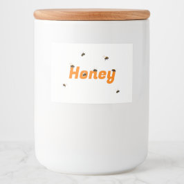 Conjunto de etiquetas de alimentos de Honey Jar