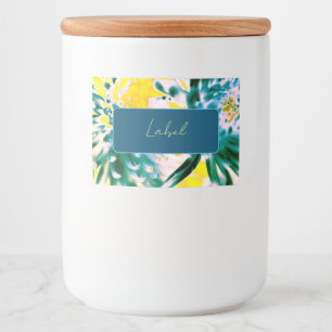 Conjunto de etiquetas de alimentos y bebidas