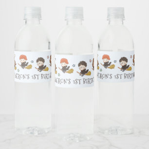 Conjunto de etiquetas de alimentos y bebidas