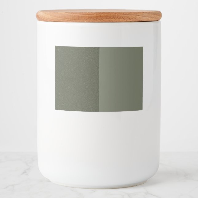 Conjunto de etiquetas de alimentos y bebidas verde (Anverso)