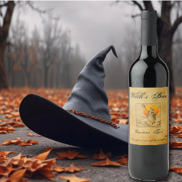 Conjunto de etiquetas de brew de la bruja del pers