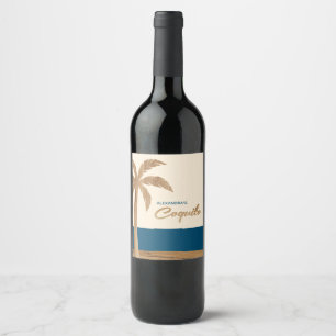 Conjunto de etiquetas de comida y bebida para Coqu