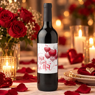 Conjunto de Etiquetas de Vino 'El Amor Está en el